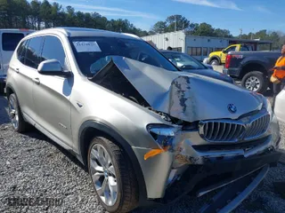 2017 BMW X3 xDrive28i with VIN 5UXWX9C33H0T22075, listed as a IAAI auction lot 41431025 with 128,471 mi miles. Bid and sale history available at carsss.com. Image 1.