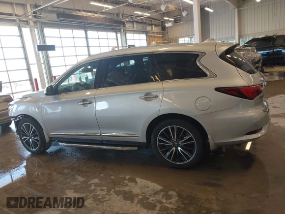 2017 Infiniti QX60 with VIN 5N1DL0MM3HC525307, listed as a IAAI auction lot 41578552 with 54,313 mi miles and . Bid and sale history available at DreamBid. Image 14.