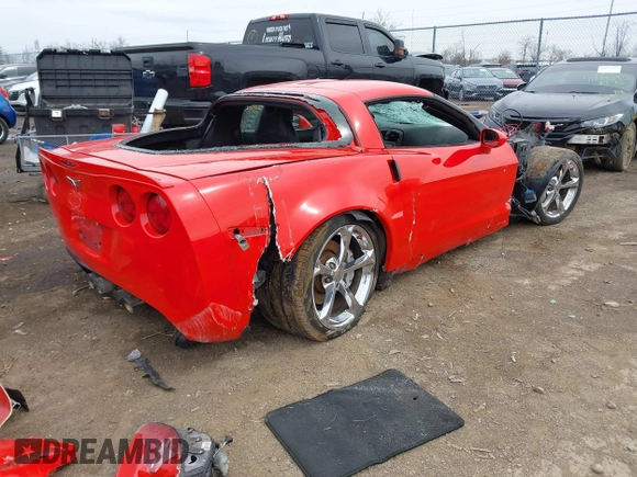 2011 Chevrolet Corvette Z16 Grand Sport 3LT with VIN 1G1YW2DW6B5110075, listed as a IAAI auction lot 41858672 with 69,862 mi miles and . Bid and sale history available at DreamBid. Image 4.