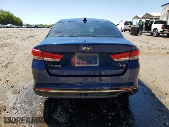 2016 Kia Optima EX with VIN 5XXGU4L31GG083964, listed as a Copart auction lot 52902845 with 119,115 mi miles and Salvage Title. Bid and sale history available at carsss.com. Image 6.