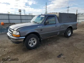 1998 Ford Ranger XL with VIN 1FTYR10C0WUA30044, listed as a Copart auction lot 43767385 with 194,546 mi miles and Salvage Title. Bid and sale history available at carsss.com. Image 1.