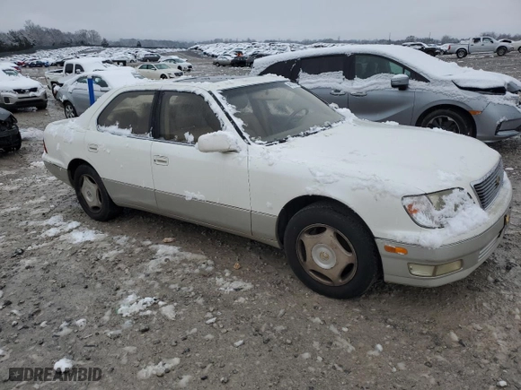 1998 Lexus LS 400 Luxury Sdn with VIN JT8BH28F7W0102263, listed as a Copart auction lot 46121075 with 0 mi miles and Clean Title. Bid and sale history available at carsss.com. Image 4.