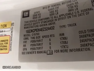 2014 Chevrolet Silverado 1500 Work Truck with VIN 1GCNCPEH4EZ324432, listed as a IAAI auction lot 41519926 with 220,953 mi miles. Bid and sale history available at carsss.com. Image 9.