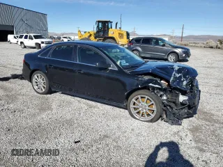 2015 Audi A4 Premium Plus with VIN WAUFFAFL8FN029867, listed as a Copart auction lot 43470975 with 0 mi miles and Salvage Title. Bid and sale history available at carsss.com. Image 4.