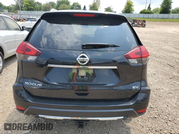 2017 Nissan Rogue SV with VIN JN8AT2MT7HW391981, listed as a Copart auction lot 64074304 with 109,942 mi miles and Salvage Title. Bid and sale history available at carsss.com. Image 6.