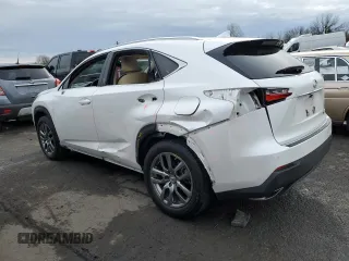 2016 Lexus NX 200t with VIN JTJBARBZ0G2050088, listed as a Copart auction lot 45145555 with 56,282 mi miles and Salvage title. Bid and sale history available at DreamBid. Image 2.