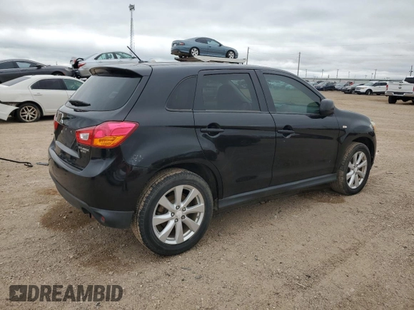 2014 Mitsubishi Outlander Sport ES with VIN 4A4AP3AU7EE005024, listed as a Copart auction lot 55307285 with 127,033 mi miles and Clean Title. Bid and sale history available at carsss.com. Image 3.