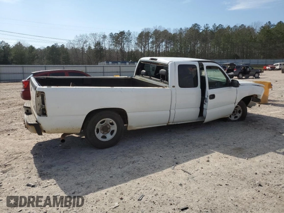 2004 Chevrolet Silverado 1500 Work Truck with VIN 1GCEC19T64E317581, listed as a Copart auction lot 51052485 with 196,309 mi miles and Salvage Title. Bid and sale history available at carsss.com. Image 3.