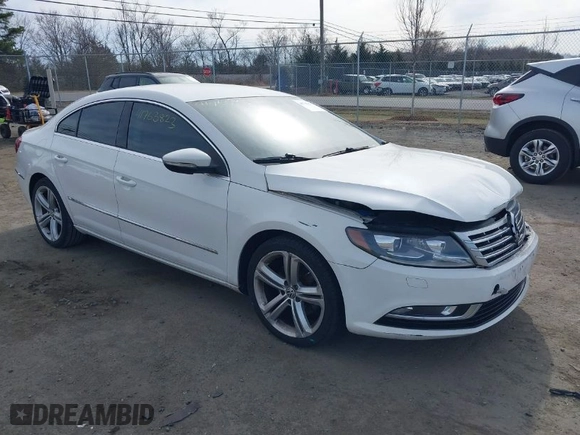 2013 Volkswagen CC Sport with VIN WVWBP7AN2DE546296, listed as a IAAI auction lot 41763823 with 102,028 mi miles. Bid and sale history available at carsss.com. Image 1.