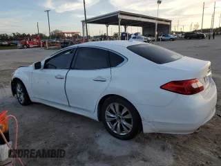 2012 Infiniti M37 with VIN JN1BY1AR1CM395522, listed as a Copart auction lot 76768224 with 163,422 mi miles and Salvage Title. Bid and sale history available at carsss.com. Image 2.