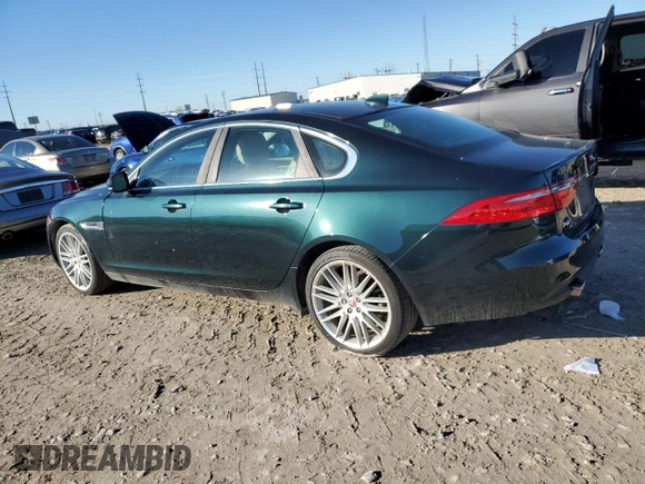 2017 Jaguar XF 35t Prestige with VIN SAJBE4BV2HCY34812, listed as a Copart auction lot 82416134 with 56,955 mi miles and Salvage Title. Bid and sale history available at carsss.com. Image 2.