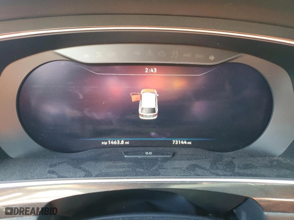 2019 Volkswagen Tiguan SEL Premium with VIN 3VV4B7AX5KM008872, listed as a Copart auction lot 41702655 with 73,144 mi miles and Salvage Title. Bid and sale history available at carsss.com. Image 9.