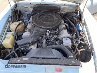 1975 Mercedes-Benz SL with VIN 10704412027415, listed as a Copart auction lot 82576724 with 105,242 mi miles and Clean title. Bid and sale history available at DreamBid. Image 7.