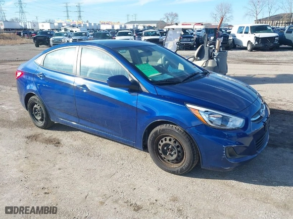 2016 Hyundai Accent SE with VIN KMHCT4AE1GU137050, listed as a IAAI auction lot 41743944 with 81,956 mi miles. Bid and sale history available at carsss.com. Image 1.
