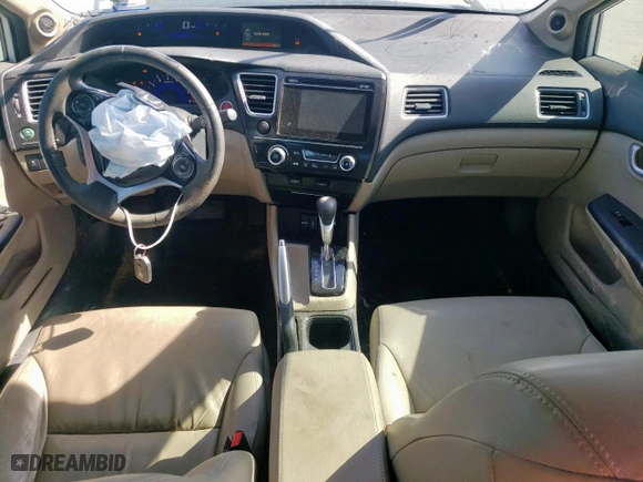 2014 Honda Civic Sedan EX-L with VIN 19XFB2F96EE083549, listed as a Copart auction lot 52449045 with 170,239 mi miles and Salvage Title. Bid and sale history available at carsss.com. Image 8.