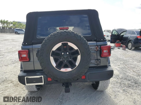 2021 Jeep Wrangler Unlimited Sahara с VIN 1C4HJXEN9MW574788, выставлен на аукционе Copart как лот 55109505 с пробегом 21 974 миль миль и Списание • Salvage title. История ставок и продаж доступна на DreamBid. Изображение 6.