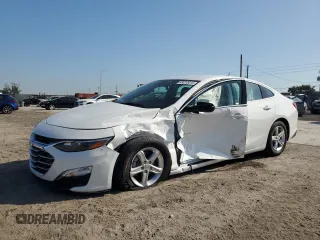 2024 Chevrolet Malibu LS with VIN 1G1ZB5ST8RF198190, listed as a Copart auction lot 49210415 with 4,429 mi miles and Non Repairable. Bid and sale history available at carsss.com. Image 1.