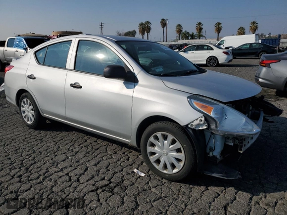 2015 Nissan Versa SV with VIN 3N1CN7AP5FL801573, listed as a Copart auction lot 43271265 with 80,350 mi miles and Salvage title. Bid and sale history available at DreamBid. Image 4.