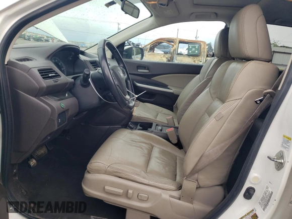 2013 Honda CR-V EX-L z VIN 5J6RM4H77DL001777, wystawiony jako Copart lot #54986735 z przebiegiem 157 113 mil mil oraz Szkody całkowita. Historia ofert i sprzedaży dostępna na DreamBid. Obrazek 7.