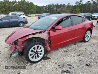 2023 Tesla Model 3 Long Range with VIN 5YJ3E1EB9PF471347, listed as a Copart auction lot 46281835 with Not Provided miles and Salvage Title. Bid and sale history available at DreamBid. Image 1.