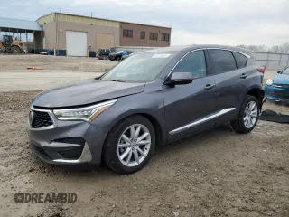 2021 Acura RDX with VIN 5J8TC2H34ML034656, listed as a Copart auction lot 87213624 with 43,249 mi miles and Salvage Title. Bid and sale history available at carsss.com. Image 1.