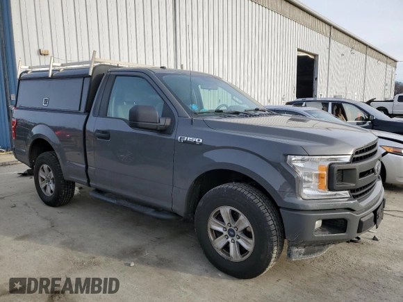 2018 Ford F-150 XL with VIN 1FTMF1EP2JFE34625, listed as a Copart auction lot 45483835 with 193,994 mi miles and Salvage Title. Bid and sale history available at carsss.com. Image 4.