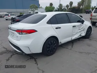 2020 Toyota Corolla LE with VIN 5YFEPRAE7LP030283, listed as a IAAI auction lot 42043288 with 78,333 mi miles. Bid and sale history available at carsss.com. Image 4.