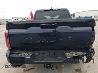 2023 Toyota Tundra 2WD Platinum with VIN 5TFNA5ABXPX029779, listed as a Copart auction lot 44708015 with 25,718 mi miles and Salvage Title. Bid and sale history available at carsss.com. Image 6.