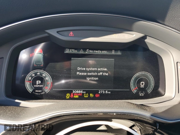 2023 Audi Q7 Premium with VIN WA1ACBF75PD013674, listed as a Copart auction lot 48860755 with 30,886 mi miles and Salvage title. Bid and sale history available at DreamBid. Image 9.