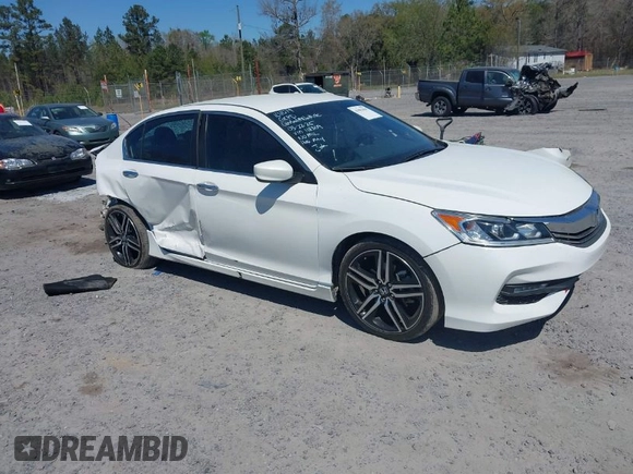 2017 Honda Accord Sedan Sport with VIN 1HGCR2F53HA118309, listed as a IAAI auction lot 41882850 with 173,721 mi miles. Bid and sale history available at carsss.com. Image 1.