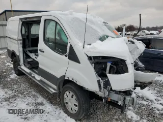 2023 Ford Transit Cargo with VIN 1FTBR1Y86PKB57061, listed as a Copart auction lot 82425824 with Not Provided miles and Salvage Title. Bid and sale history available at DreamBid. Image 4.
