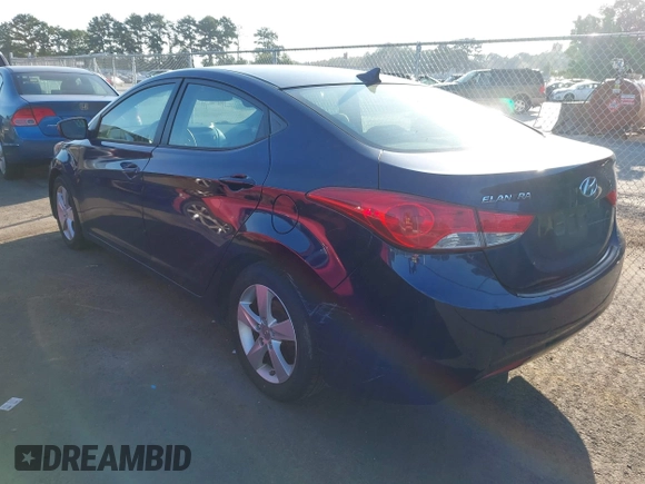 2013 Hyundai Elantra GLS with VIN 5NPDH4AE4DH339798, listed as a IAAI auction lot 42770560 with 82,759 mi miles and . Bid and sale history available at DreamBid. Image 3.
