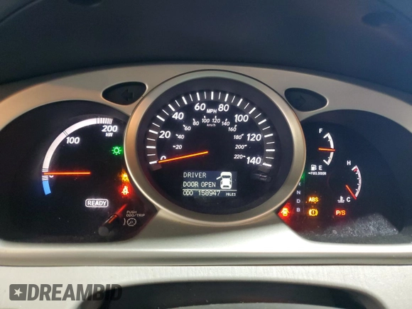 2006 Toyota Highlander Hybrid with VIN JTEEW21A660022144, listed as a Copart auction lot 61107454 with 158,947 mi miles and Salvage Title. Bid and sale history available at carsss.com. Image 9.