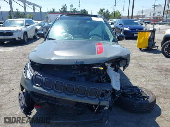 2022 Jeep Compass Trailhawk с VIN 3C4NJDDB2NT224046, выставлен на аукционе IAAI как лот 42086536 с пробегом 40 230 миль миль и . История ставок и продаж доступна на DreamBid. Изображение 12.