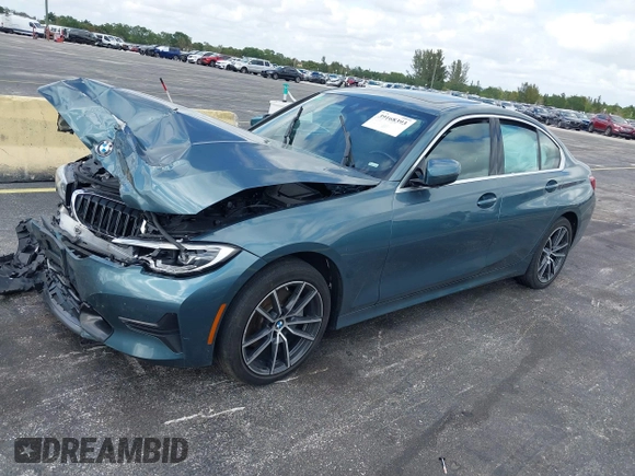 2020 BMW 3 Series 330i xDrive with VIN 3MW5R7J03L8B09157, listed as a IAAI auction lot 39168393 with 69,052 mi miles. Bid and sale history available at carsss.com. Image 16.