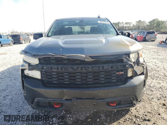 2021 Chevrolet Silverado 1500 Custom Trail Boss with VIN 3GCPYCEF4MG226338, listed as a Copart auction lot 49102115 with 76,117 mi miles and Salvage Title. Bid and sale history available at DreamBid. Image 5.