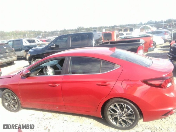 2019 Hyundai Elantra SEL with VIN 5NPD84LF4KH486061, listed as a IAAI auction lot 40950500 with 80,290 mi miles. Bid and sale history available at carsss.com. Image 13.
