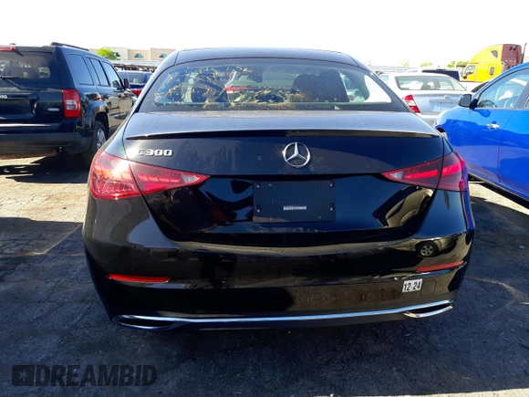 2022 Mercedes-Benz C 300 with VIN W1KAF4GB8NR054768, listed as a Copart auction lot 54647124 with 2,769 mi miles and Clean Title. Bid and sale history available at DreamBid. Image 6.
