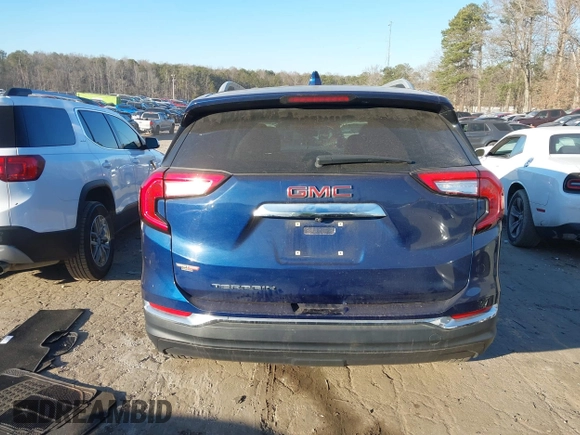 2022 GMC Terrain SLT with VIN 3GKALPEV7NL205869, listed as a IAAI auction lot 41352077 with 56,641 mi miles. Bid and sale history available at carsss.com. Image 16.