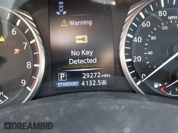 2022 Infiniti Q50 Red Sport 400 with VIN JN1FV7DP0NM370170, listed as a IAAI auction lot 41879005 with 29,272 mi miles and . Bid and sale history available at DreamBid. Image 15.