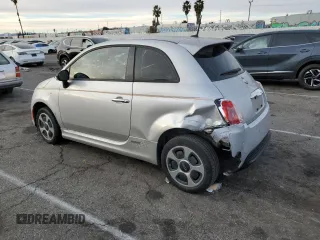 2013 FIAT 500e with VIN 3C3CFFGE7DT753392, listed as a Copart auction lot 84315384 with 80,689 mi miles and Salvage Title. Bid and sale history available at carsss.com. Image 2.