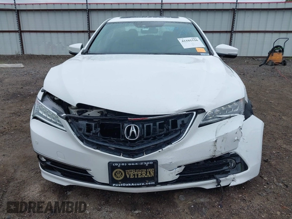 2015 Acura TLX Advance with VIN 19UUB2F74FA003547, listed as a IAAI auction lot 42101526 with 129,388 mi miles and . Bid and sale history available at DreamBid. Image 12.