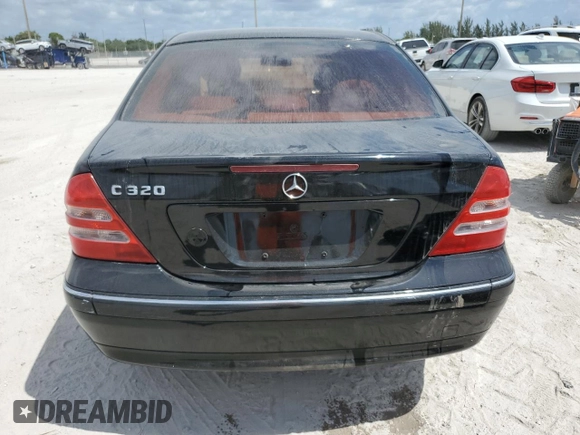 2003 Mercedes-Benz C 320 with VIN WDBRF64J33F402865, listed as a Copart auction lot 53507785 with Not Provided miles and Clean Title. Bid and sale history available at DreamBid. Image 6.