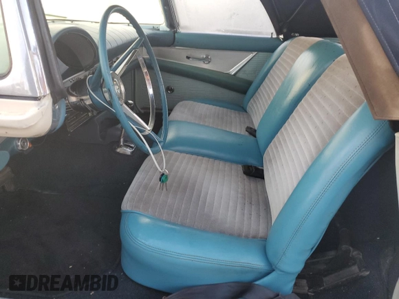 1957 Ford Thunderbird with VIN D7FH158268, listed as a Copart auction lot 78925354 with 5,740 mi miles and Salvage Title. Bid and sale history available at DreamBid. Image 7.