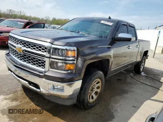 2014 Chevrolet Silverado 1500 LTZ with VIN 1GCVKSEC0EZ275367, listed as a Copart auction lot 53639515 with 126,415 mi miles and Salvage Title. Bid and sale history available at DreamBid. Image 1.