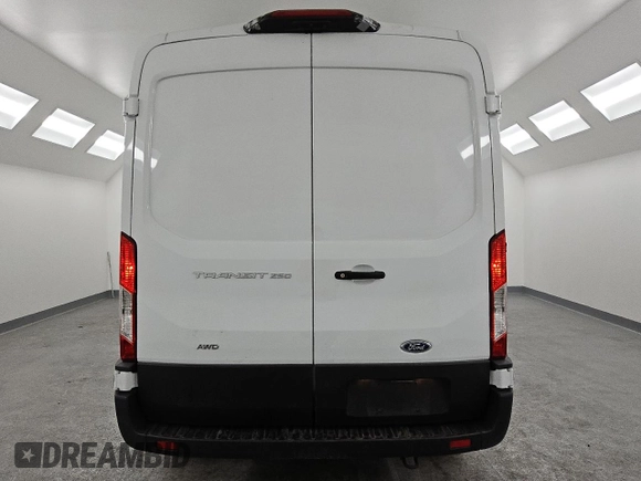 2023 Ford Transit Cargo with VIN 1FTBR2C88PKB34880, listed as a Copart auction lot 43930185 with 31,087 mi miles and Clean title. Bid and sale history available at DreamBid. Image 6.