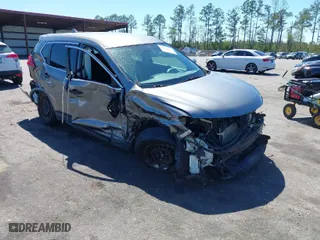 2017 Nissan Rogue S with VIN KNMAT2MT3HP599832, listed as a IAAI auction lot 41813270 with 97,137 mi miles. Bid and sale history available at carsss.com. Image 1.