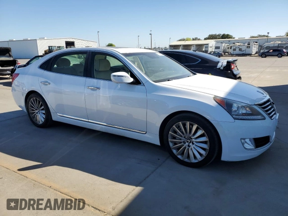 2015 Hyundai Equus Ultimate z VIN KMHGH4JH2FU095077, wystawiony jako Copart lot #71481054 z przebiegiem 111 373 mil mil oraz Szkody całkowita. Historia ofert i sprzedaży dostępna na DreamBid. Obrazek 4.