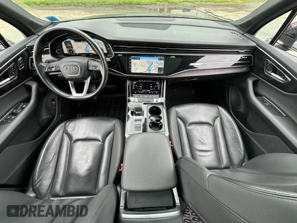 2021 Audi Q7 Premium Plus with VIN WA1LJAF70MD013666, listed as a Copart auction lot 57488155 with 85,068 mi miles and Clean title. Bid and sale history available at DreamBid. Image 9.