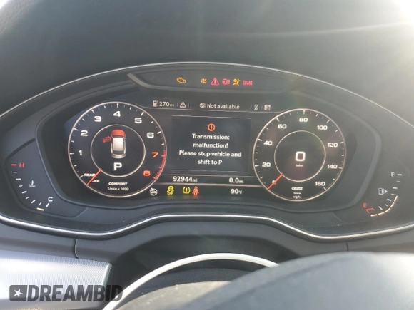 2018 Audi Q5 Premium Plus with VIN WA1BNAFYXJ2023802, listed as a Copart auction lot 62468805 with 92,944 mi miles and Clean title. Bid and sale history available at DreamBid. Image 9.